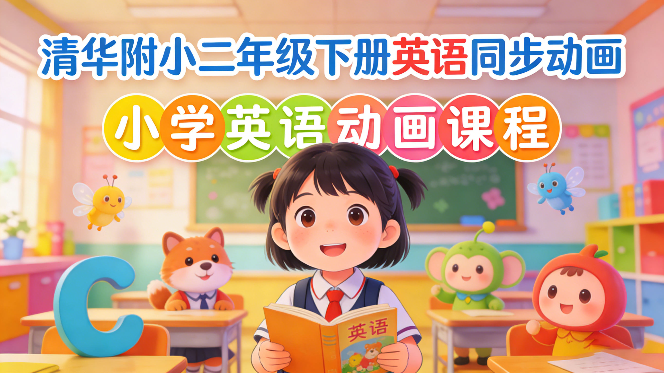 清华附小二年级下册英语课本同步动画