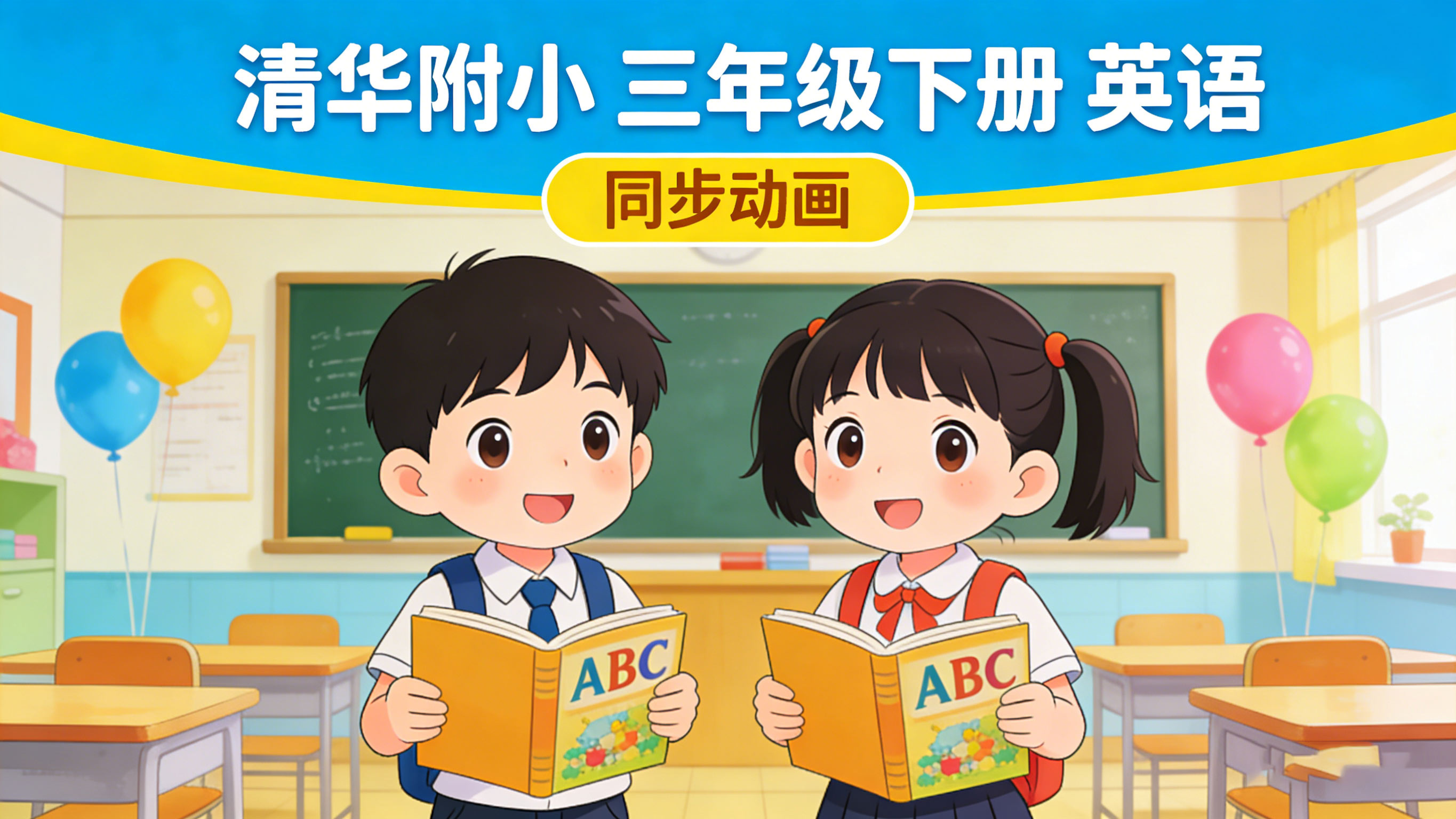 清华附小三年级下册英语课本同步动画